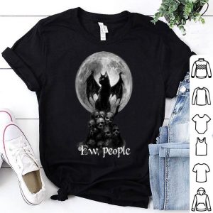 Demon Cat Skulls Moon Ew People shirt