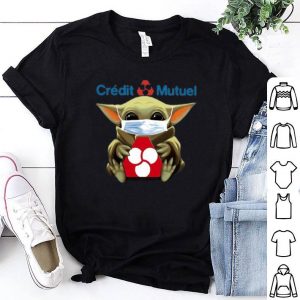 Star Wars Baby Yoda Mask Crédit Mutuel Covid-19 shirt