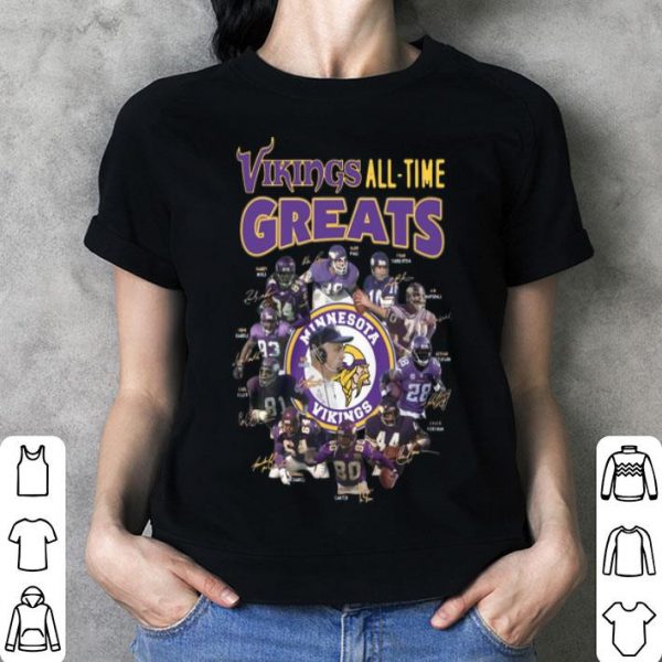 Minnesota Vikings All-time Greats Signatures shirt