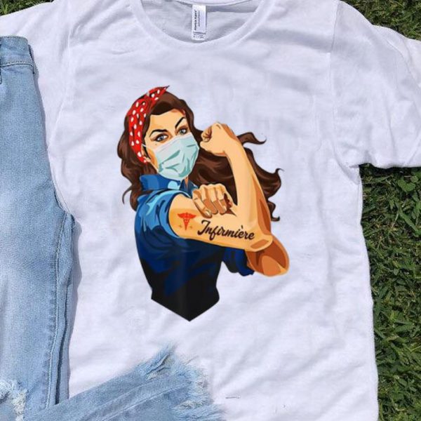 Strong Woman Tattoo Infirmiere Covid-19 shirt