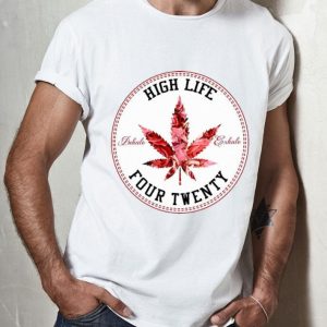 Weed And Roses High Life Inhale Exhale Four Twenty shirt