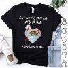 California Nurse Heart Stethoscope California Flag #Essential shirt