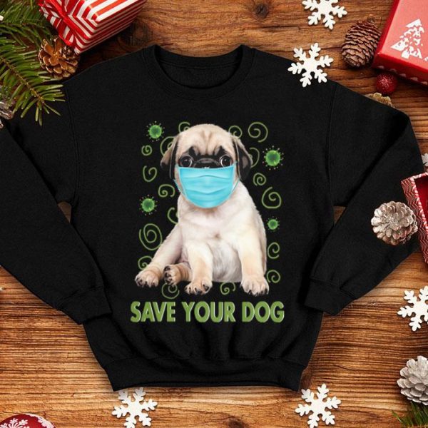 Pug Face Mask Save Your Dog Covid-19
