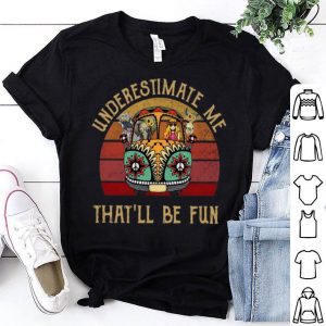 Vintage Hippie Girl Car Underestimate Me That'll Be Fun shirt
