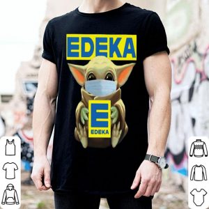 Star Wars Baby Yoda Face Mask Hug Edeka shirt