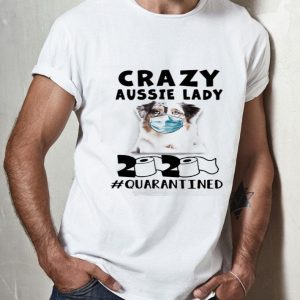 Crazy Aussie Lady Mask 2020 Toilet Paper Quarantined Covid-19 shirt