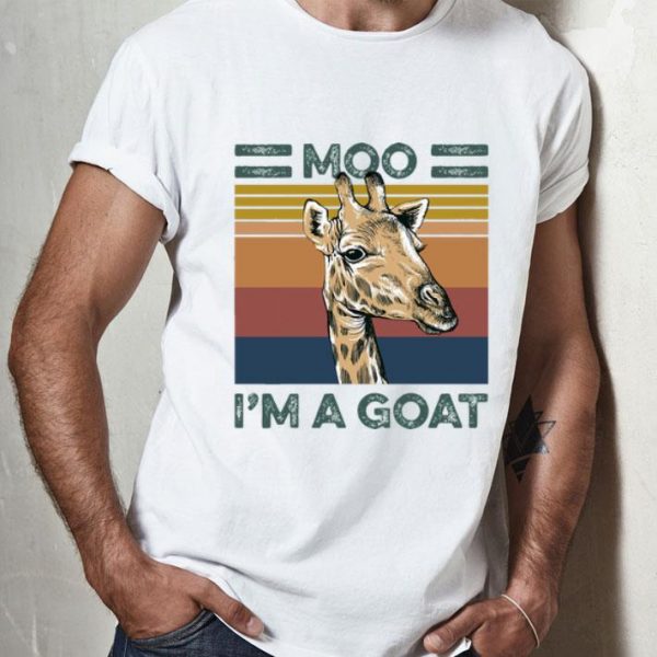 Vintage Giraffe Moo I’m A Goat shirt