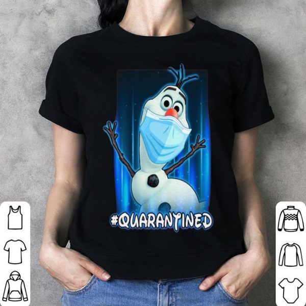 Olaf Face Mask #Quarantined Covid-19 shirt