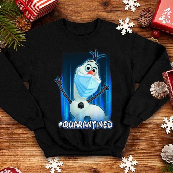 Olaf Face Mask #Quarantined Covid-19 shirt