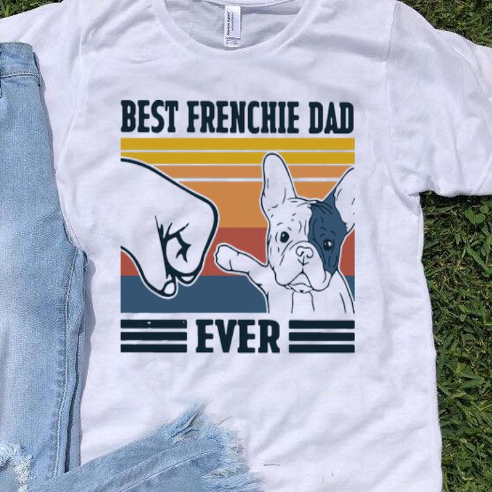 Vintage Best Frenchie Dad Ever Father's Day shirt
