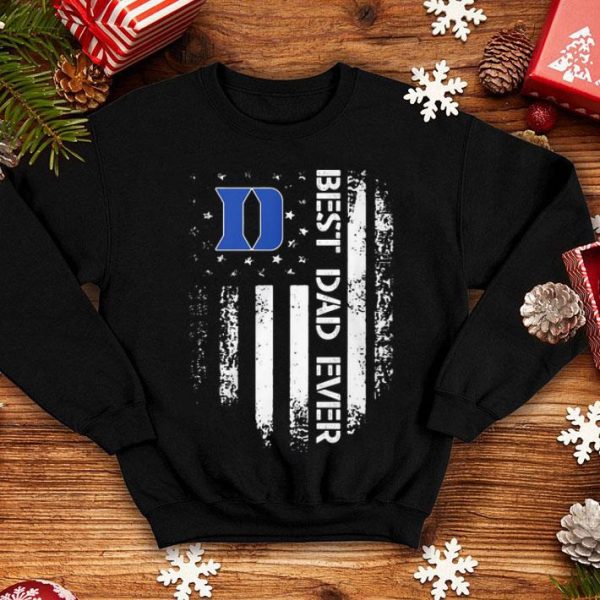 Duke Best Dad Ever American Flag Father's Day shirt