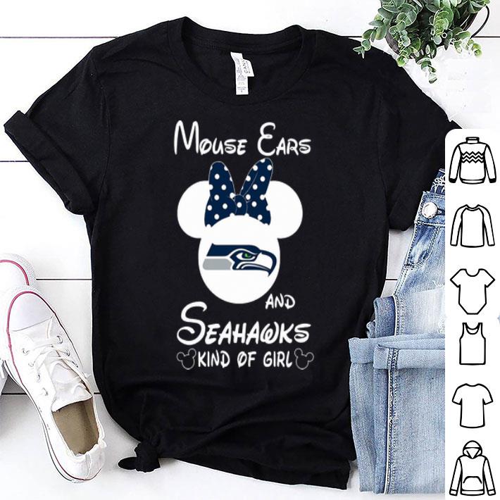 Mickey Mouse Cars And Seahawks Kind Of Girl shirt