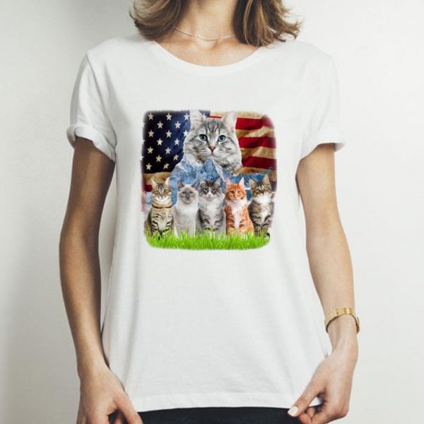 Mountain Cats American Flag shirt