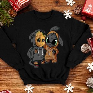 Baby Stitch And Baby Groot shirt