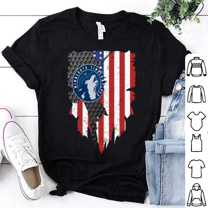 Minnesota Timberwolves American Flag shirt