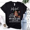 July Girl Betty Boop I'm Living My Best Life shirt