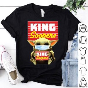 Star Wars Baby Yoda Mask King Soopers Covid-19 shirt