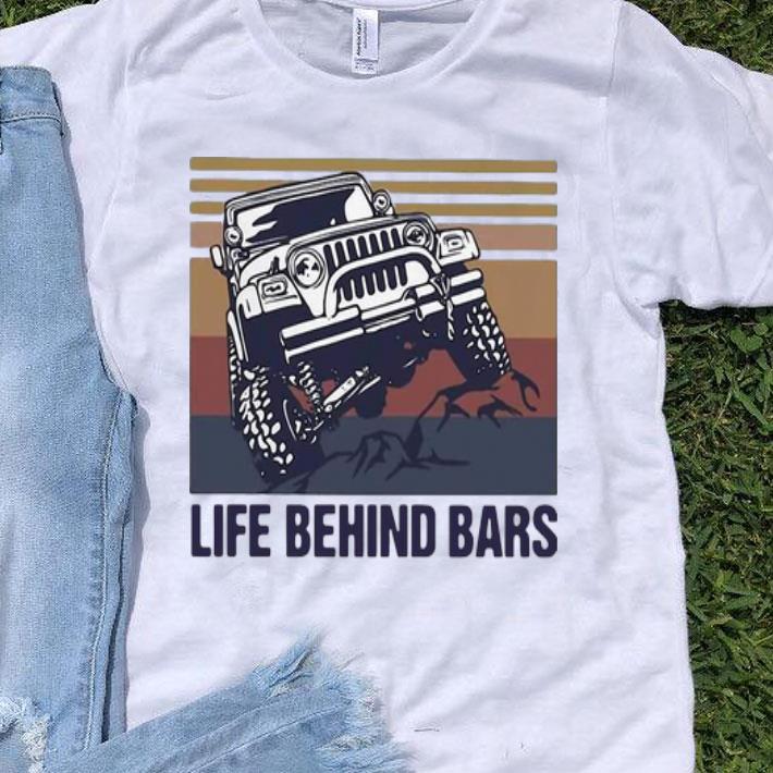 Vintage Jeep Life Behind Bars shirt