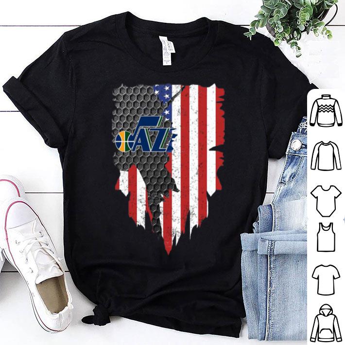 Utah Jazz American Flag shirt