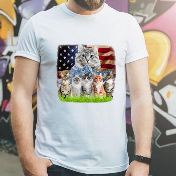 Mountain Cats American Flag shirt