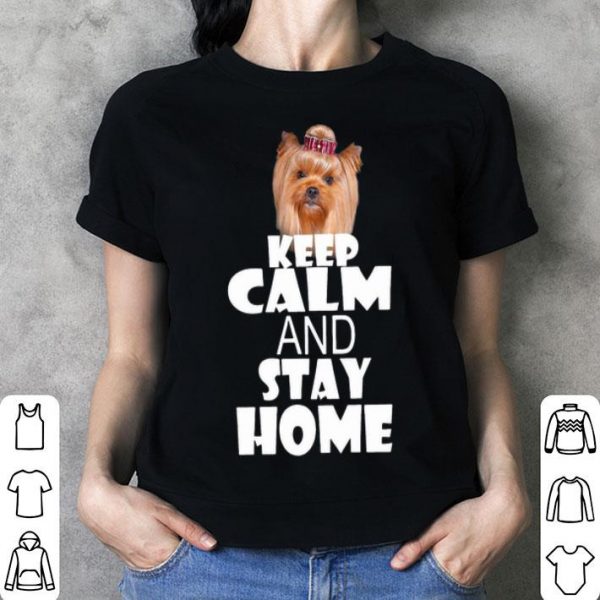Shih Tzu Keep Calm And Stay Home Dog Lovers shirt