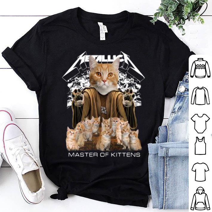 Metallica Munchkin Cats Master Of Kittens Cat Lovers shirt