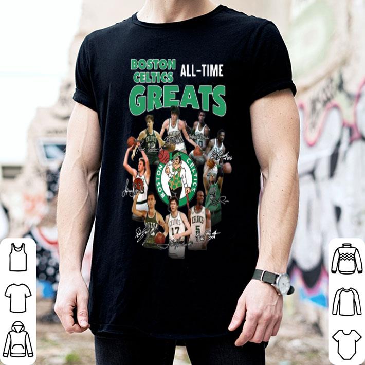 Boston Celtics All Time Greats Signatures shirt