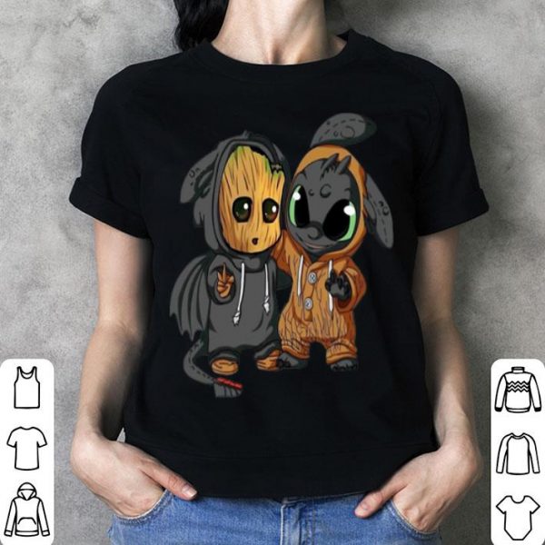 Baby Stitch And Baby Groot shirt