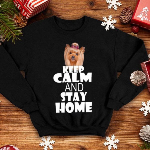 Shih Tzu Keep Calm And Stay Home Dog Lovers shirt