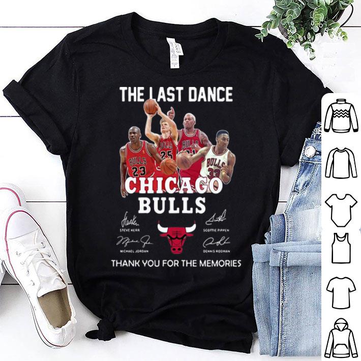 Chicago Bulls The Last Dance Thank You For The Memories Signatures shirt