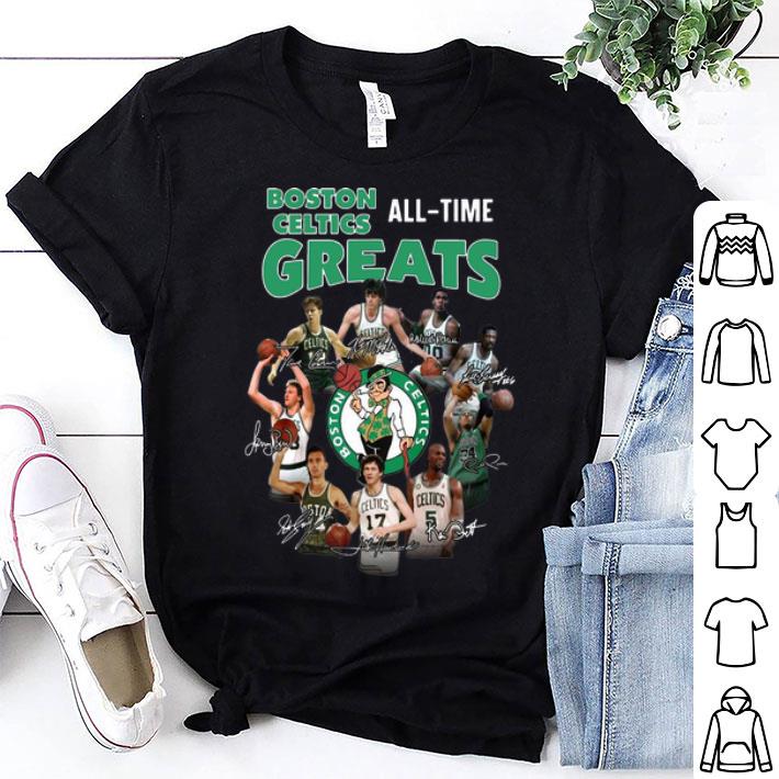Boston Celtics All Time Greats Signatures shirt