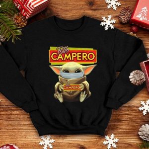 Baby Yoda Mask Pollo Campero I Can’t Stay At Home Covid-19 shirt