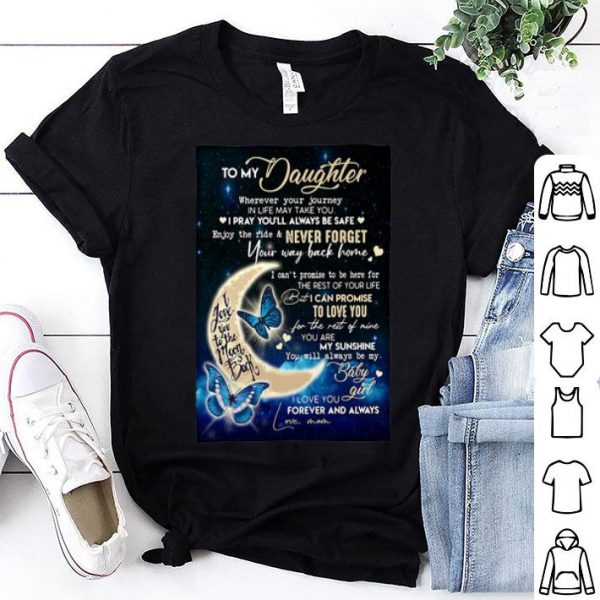 Daughter Promise To Love You For The Rest Fleece Blanket Never Forget shirt
