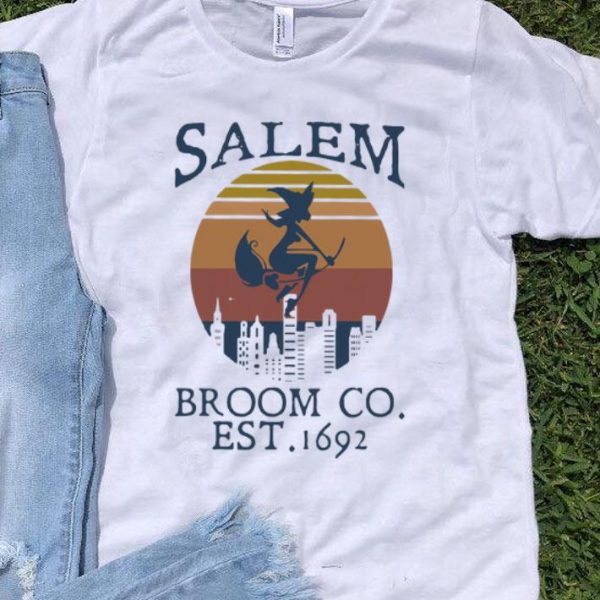 Vintage Witch Salem Broom Co Est. 1692 shirt