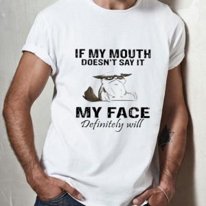 If My Mouth Doesn’t Say It My Face Definitely Will Cat Lovers shirt