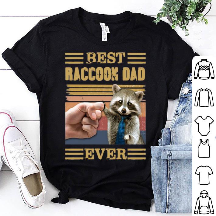 Vintage Best Raccoon Dad Ever shirt