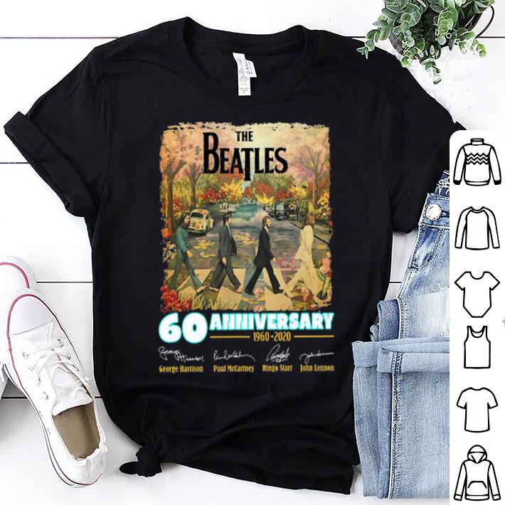 The Beatles 60 Anniversary 1960-2020 Signatures shirt