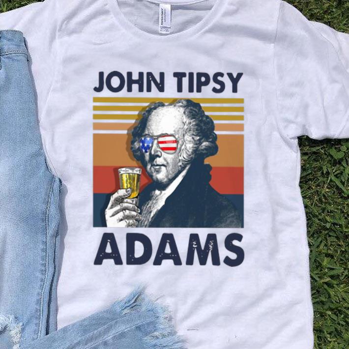 Vintage John Tipsy Adams Drink American Flag shirt
