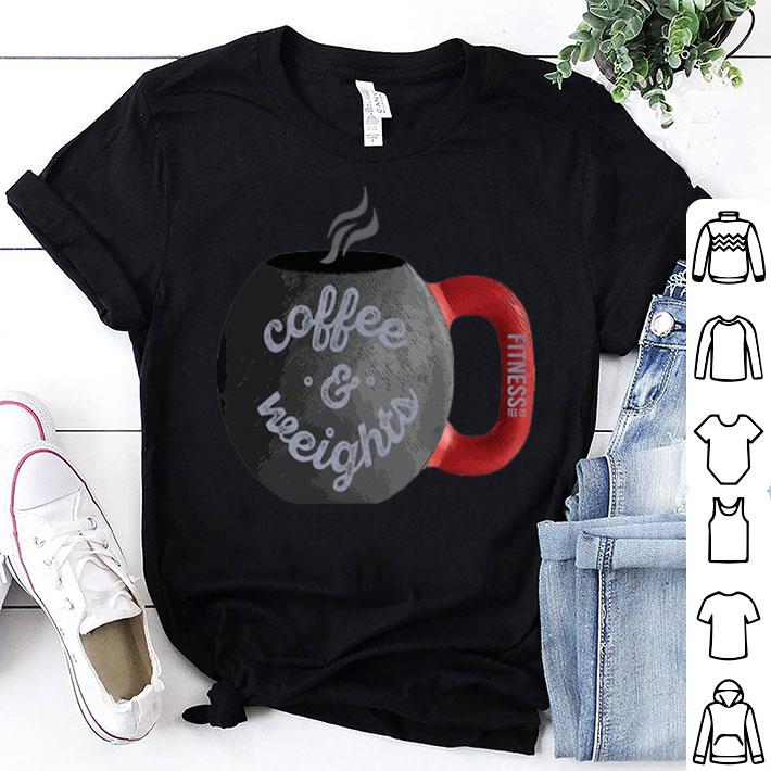 Coffee And Weights Fitness Tee shirt
