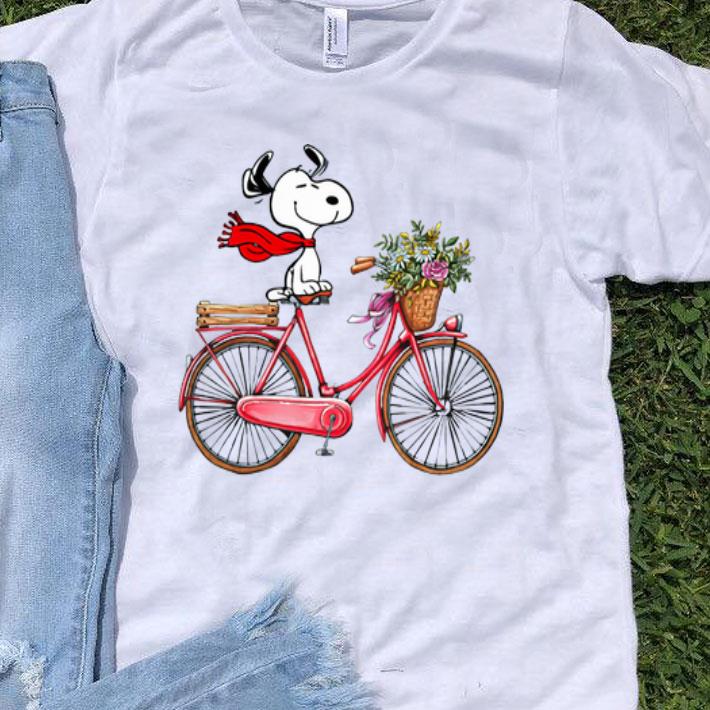 Snoopy And Bicycle shirt