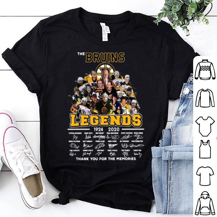 The Boston Bruins Legends Thank You For The Memories Signatures shirt