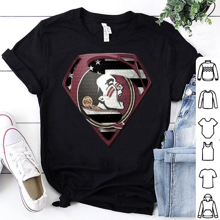 Superman Florida State Seminoles American Flag shirt