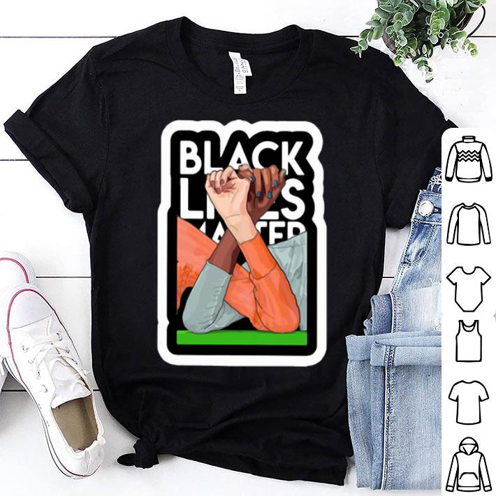 Strong Hand Black Lives Matter Black And White Hand shirt