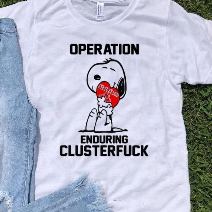 Snoopy Heart State Farm Operation Enduring Clusterfuck shirt