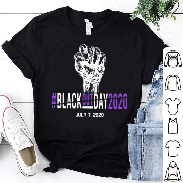 Strong Hand Black Out Day 2020 July 7 shirt