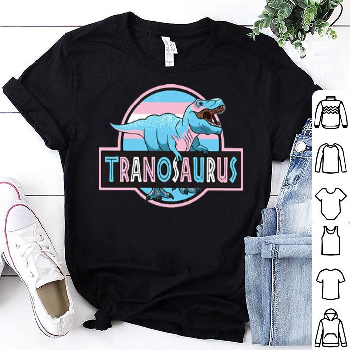 LGBT Tranosaurus Transgender Flag Tyrannosaurus shirt