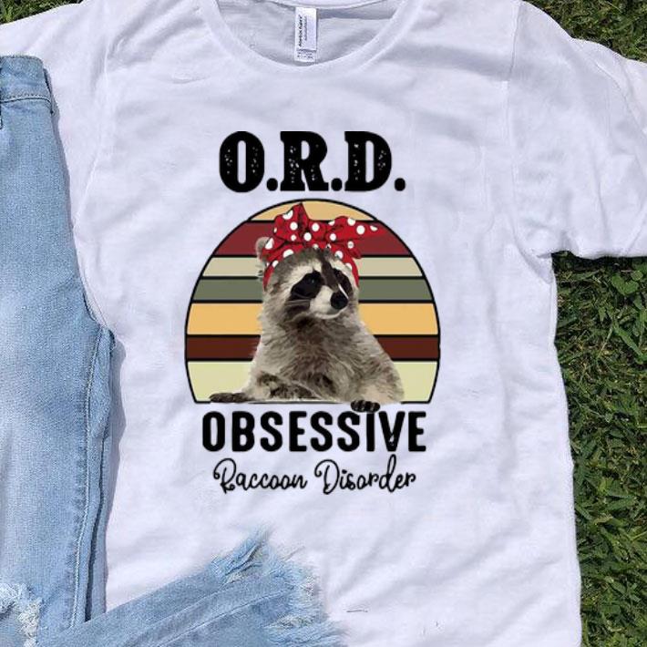 Vintage O.R.D Obsessive Raccoon Disorder shirt