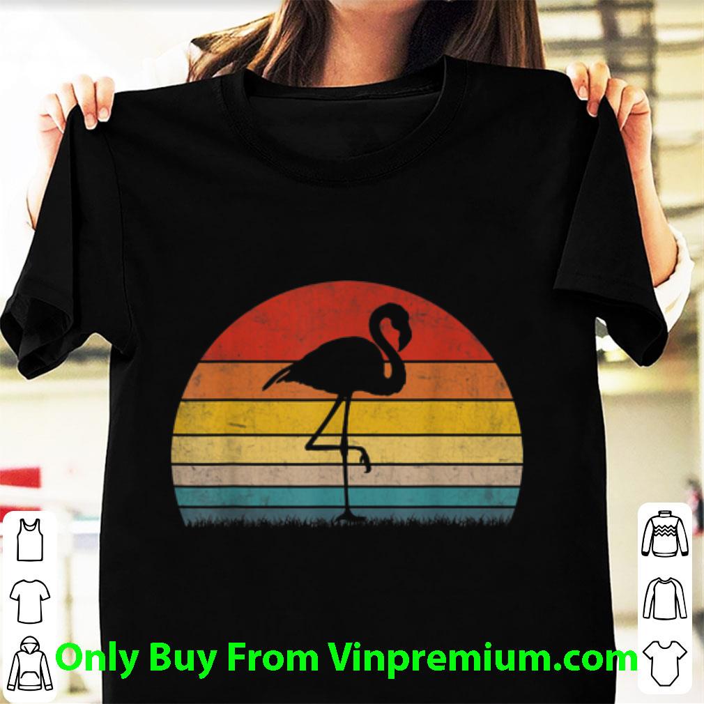 Hot Flamingo Vintage Animal Silhouette shirt