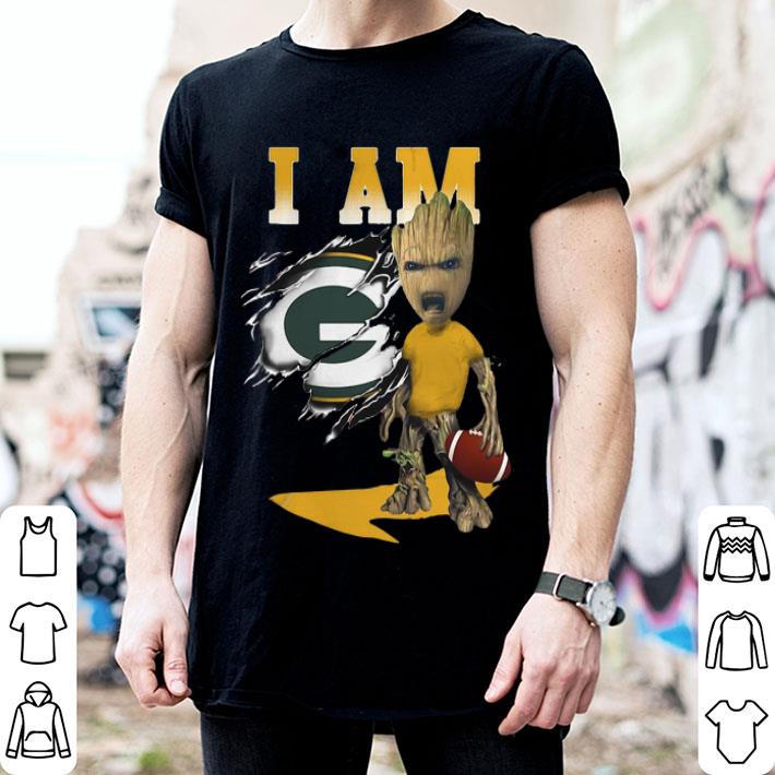 Baby Groot I Am Green Bay Packers shirt