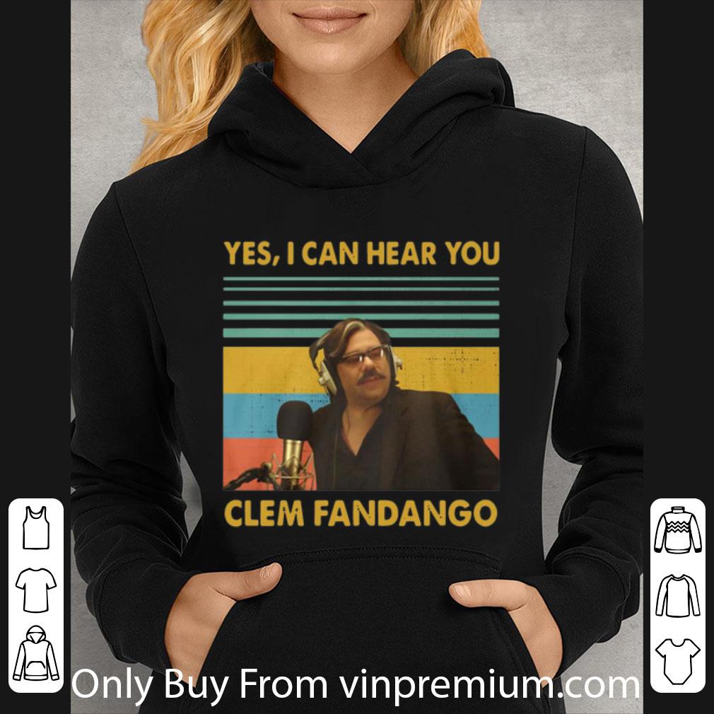 6ce29538 official vintage yes i can hear you clem fandango toast of london shirt 4 - Official Vintage Yes I Can Hear You Clem Fandango Toast Of London shirt